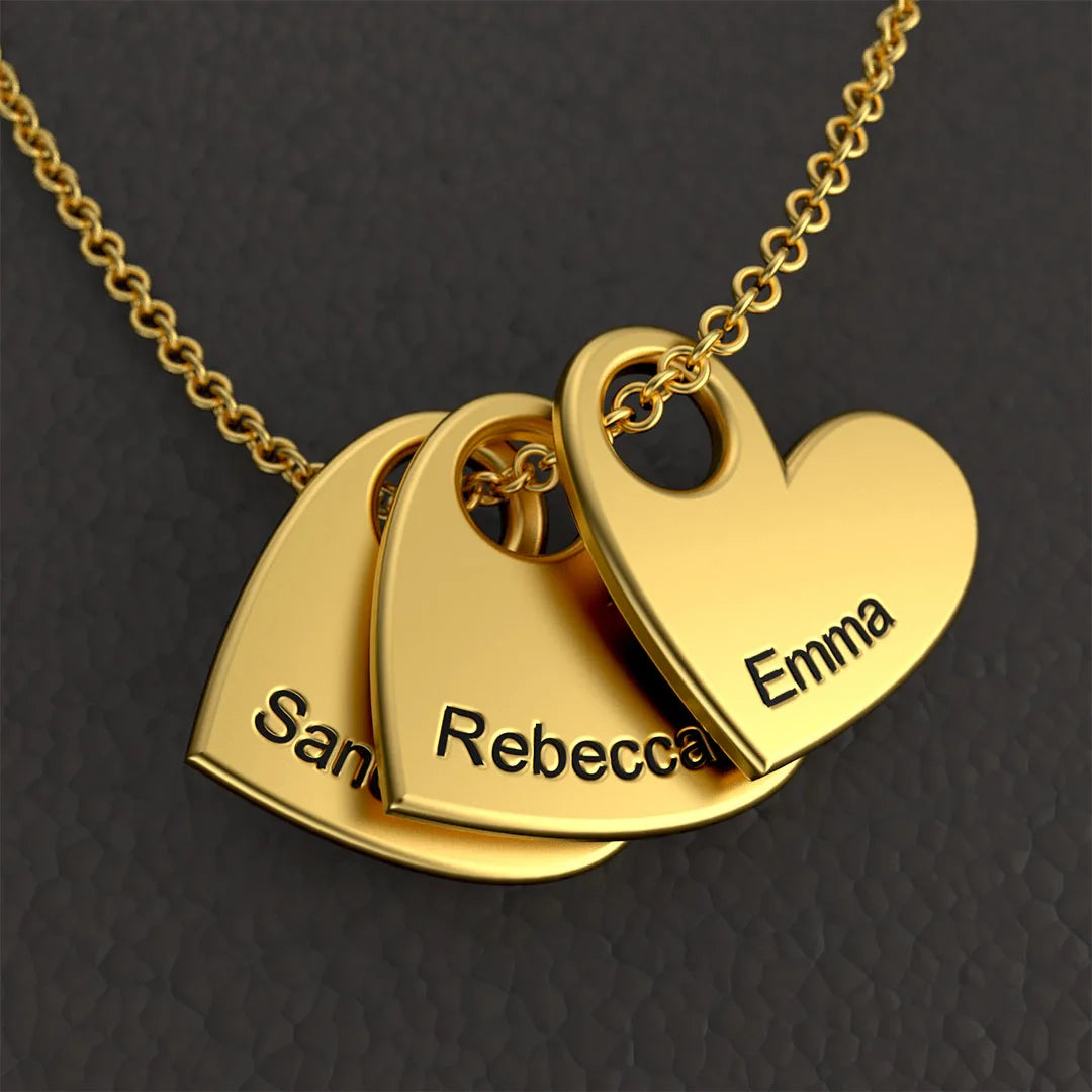 : Forever Hearts Name Necklace