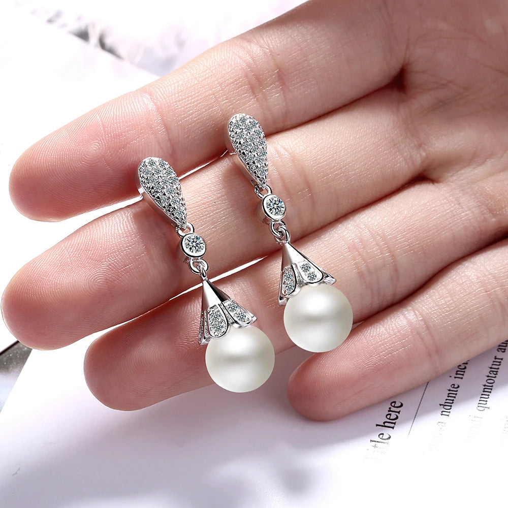 Royal Pearl Sterling Drops