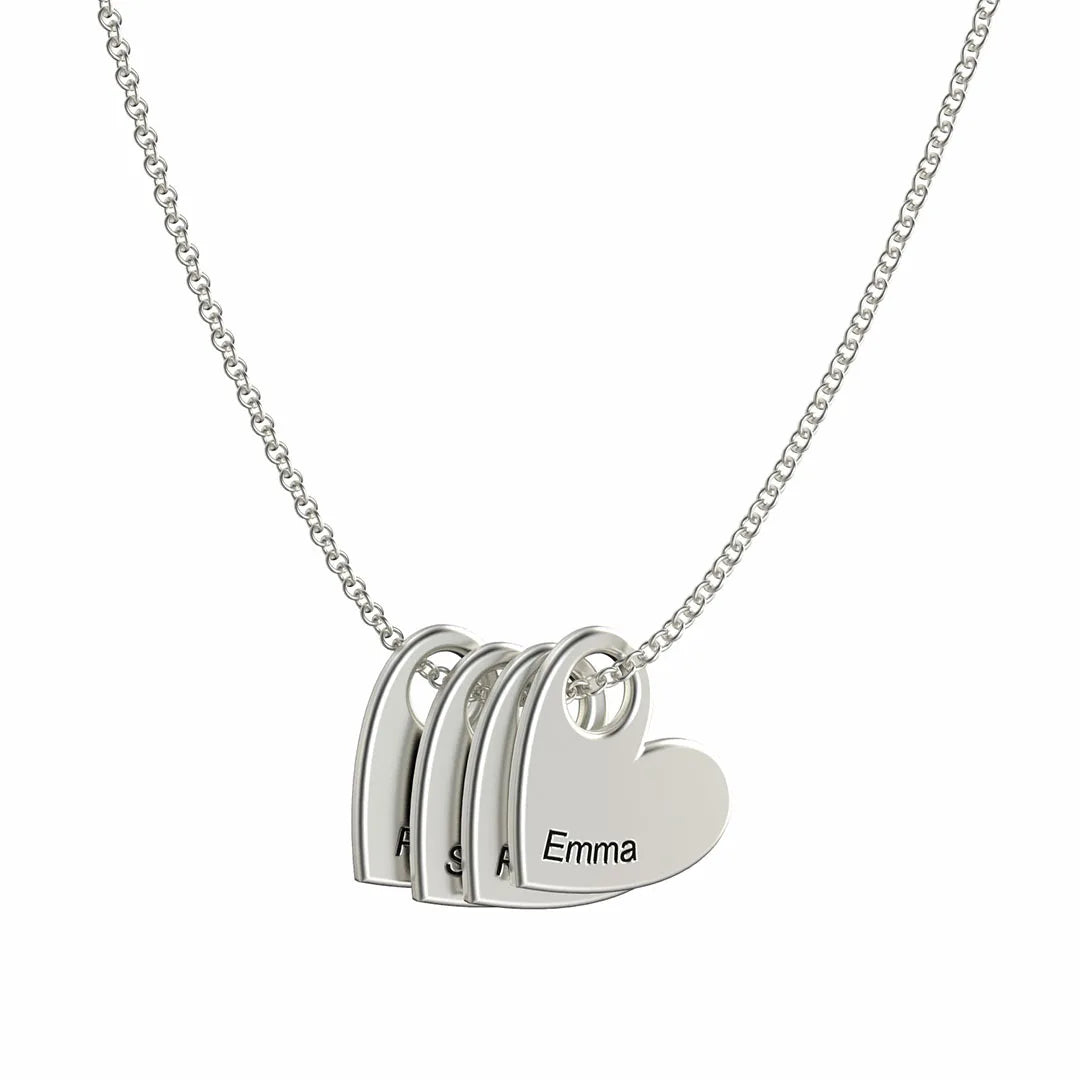 : Forever Hearts Name Necklace