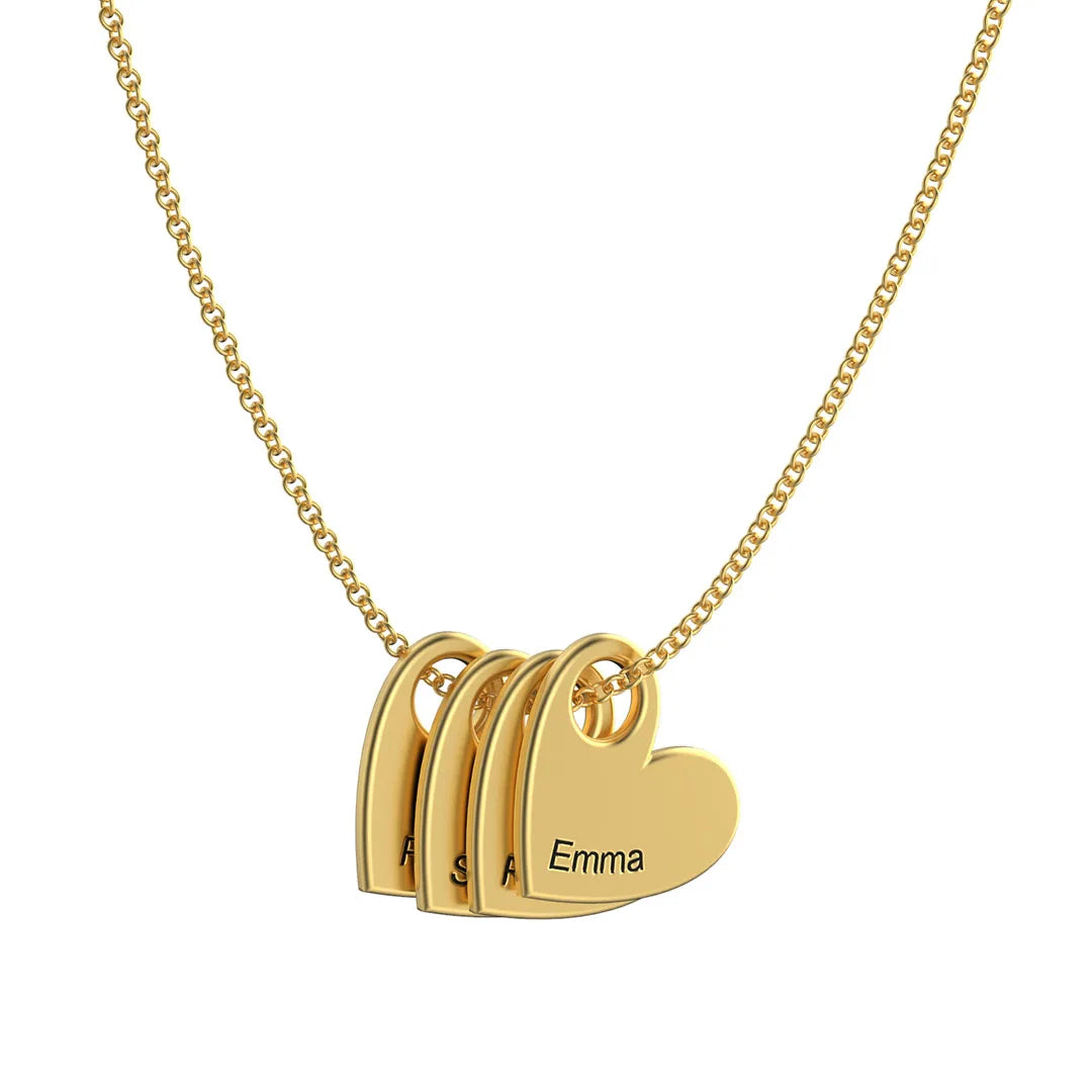 : Forever Hearts Name Necklace