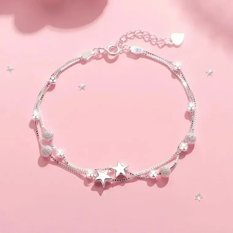 Celeste Silver Glow Bracelet