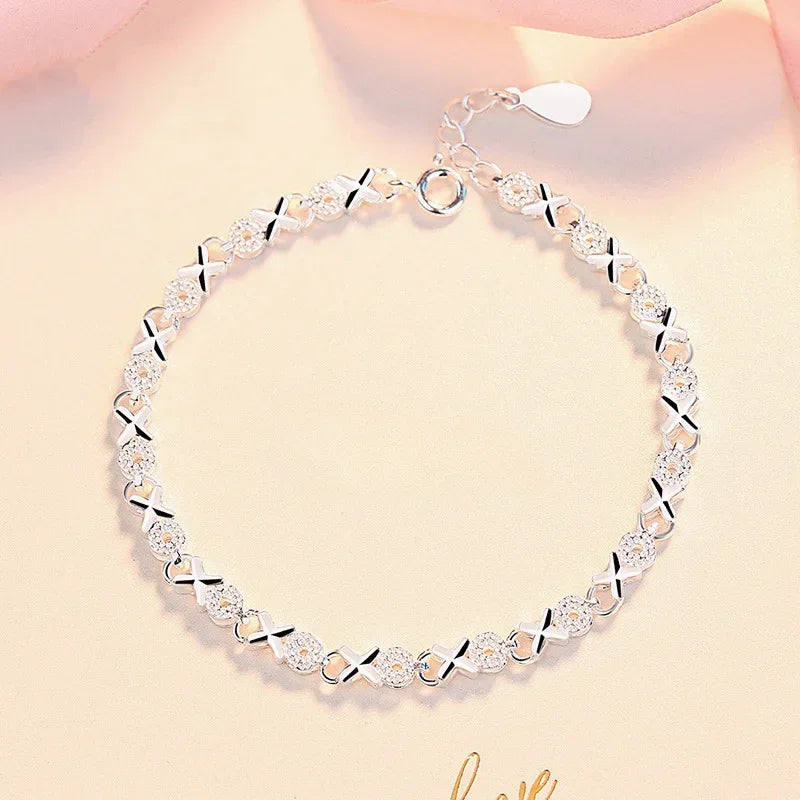 Celeste Silver Glow Bracelet