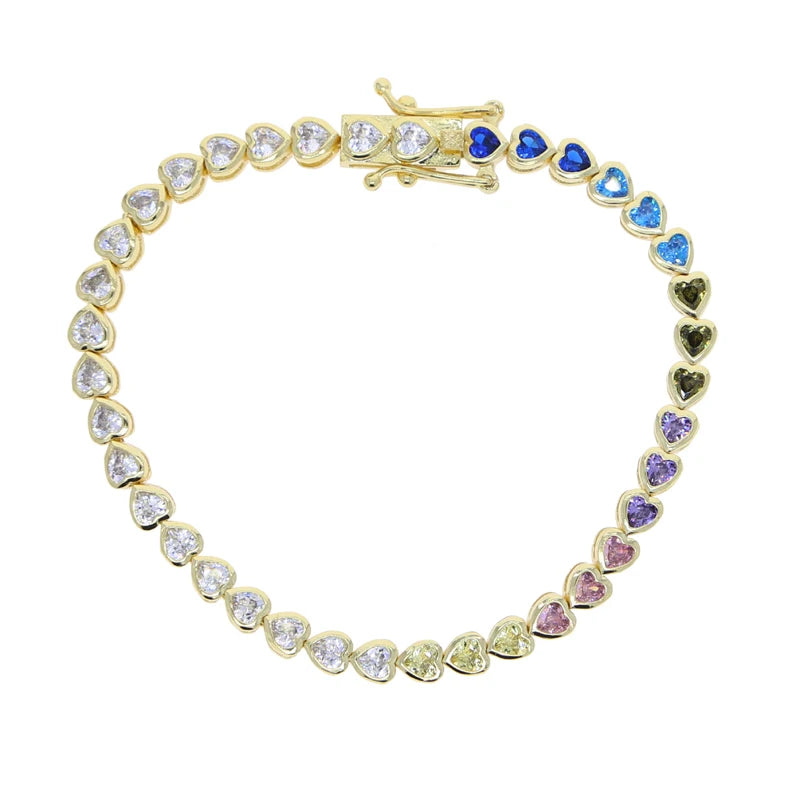“Radiant Elegance Tennis Bracelet Set”