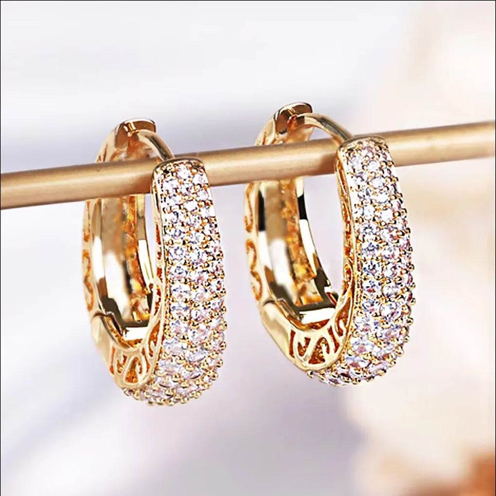 Radiant Luxe Hoop Earrings