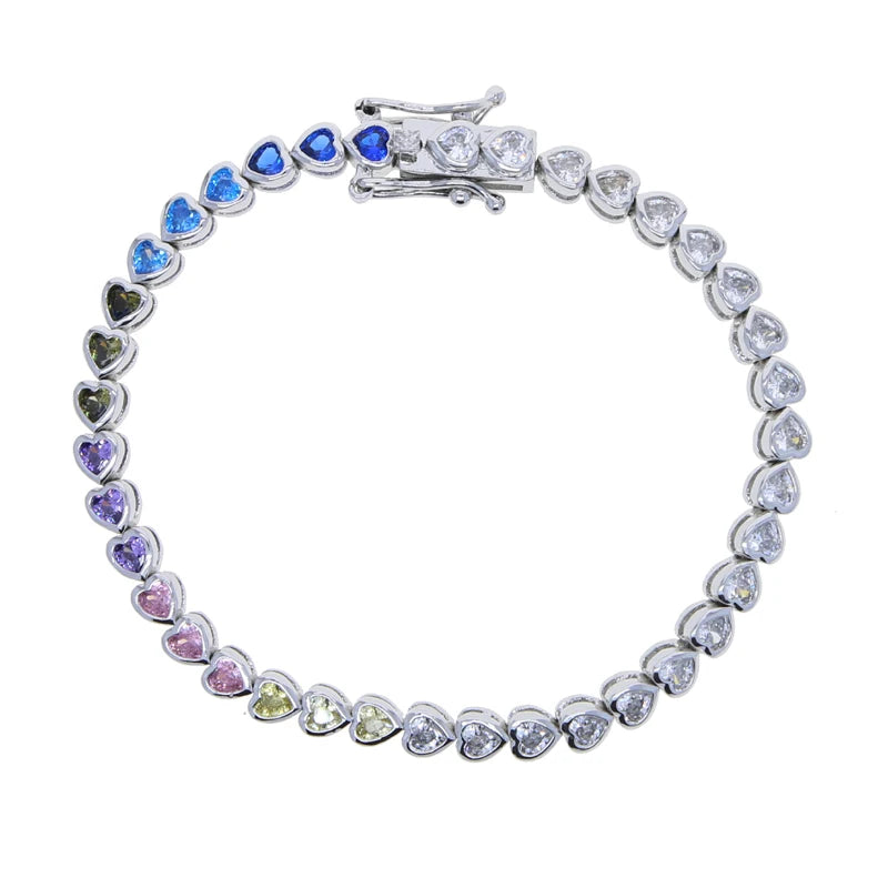“Radiant Elegance Tennis Bracelet Set”