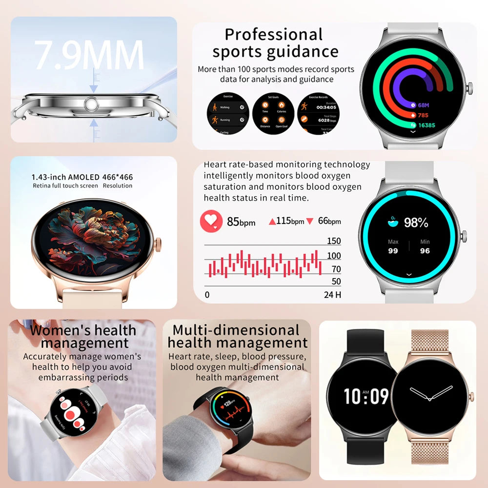 “Aurora Slim Smartwatch”
