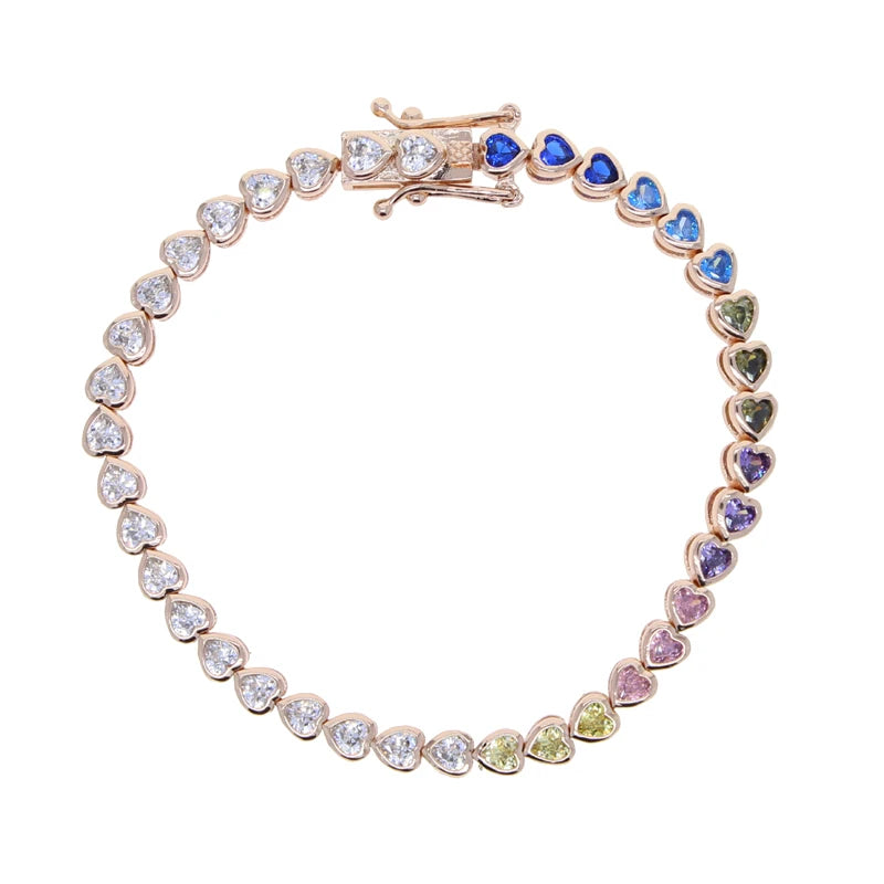 “Radiant Elegance Tennis Bracelet Set”