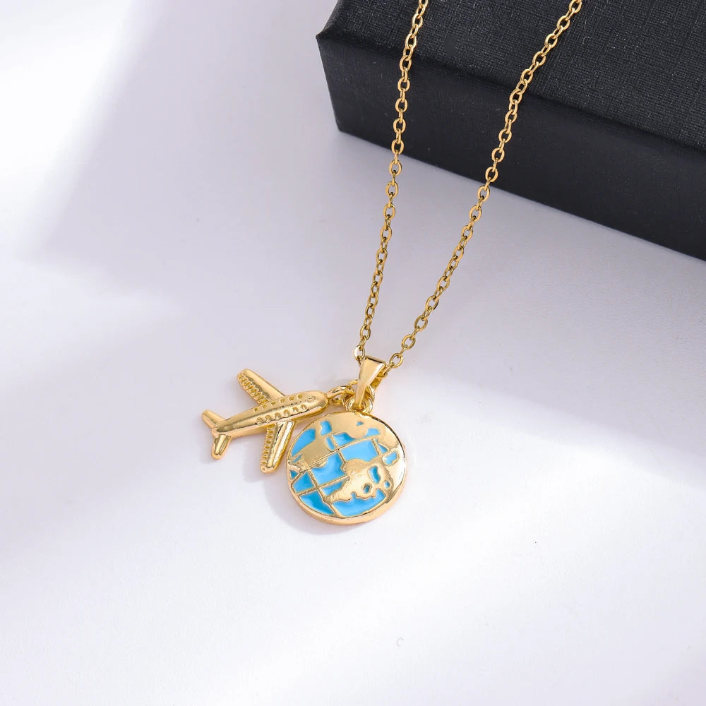 Wanderlust Globe Necklace