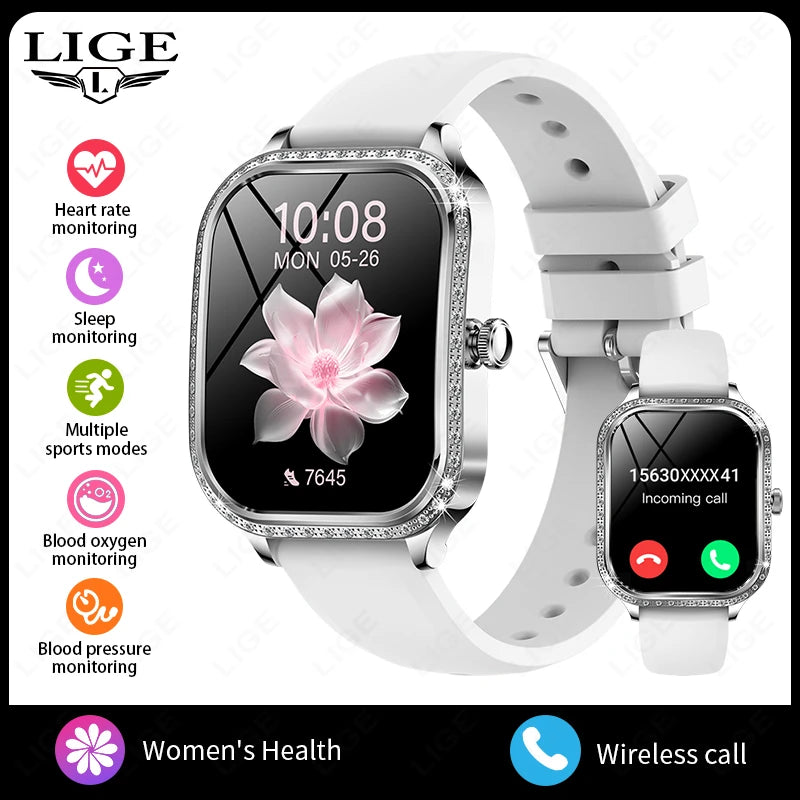 “LIGE Diamond Smartwatch”