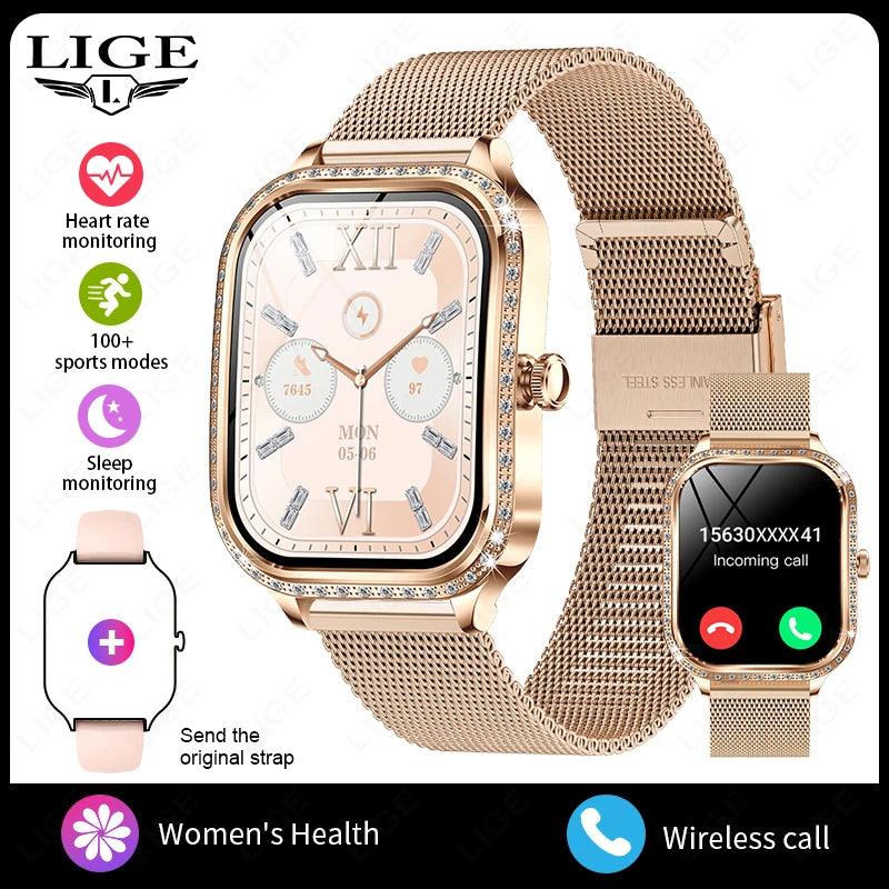 “LIGE Diamond Smartwatch”