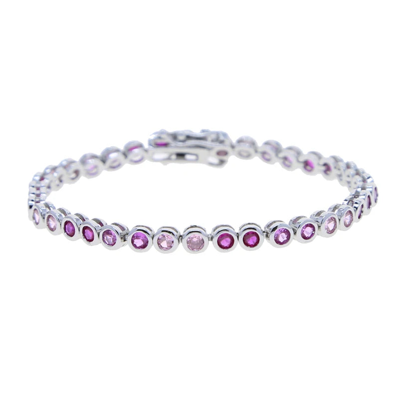 “Radiant Elegance Tennis Bracelet Set”