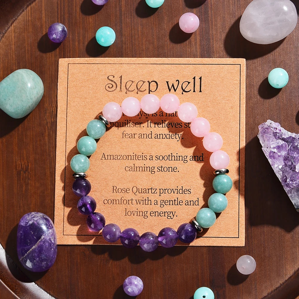 ling&nbsp;HeaCrystal Bracelet – Sleep, Anxiety, Protection &amp; Good Luck