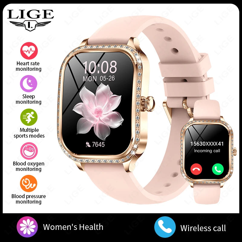 “LIGE Diamond Smartwatch”
