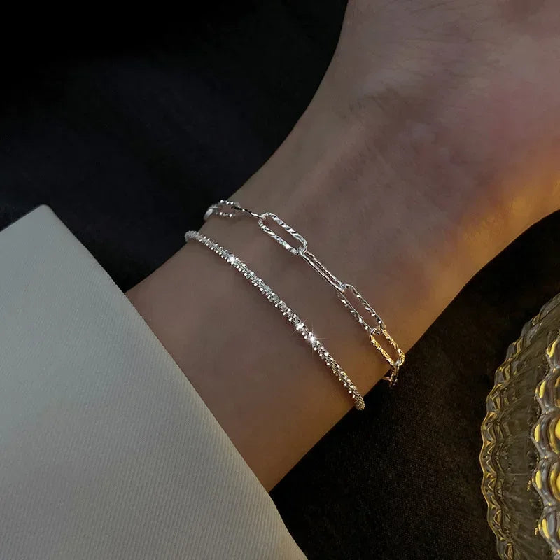 Celeste Silver Glow Bracelet