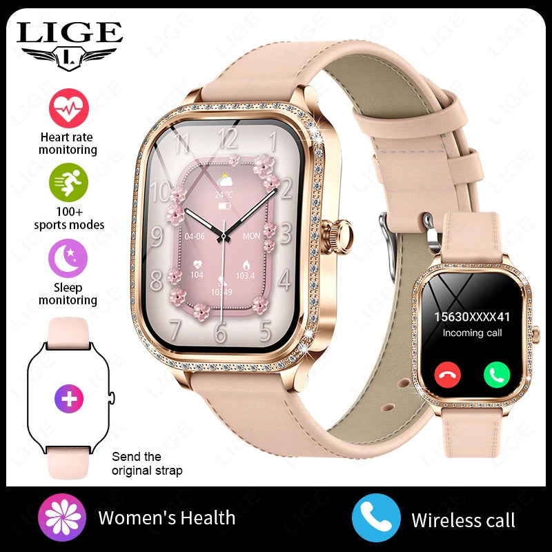 “LIGE Diamond Smartwatch”