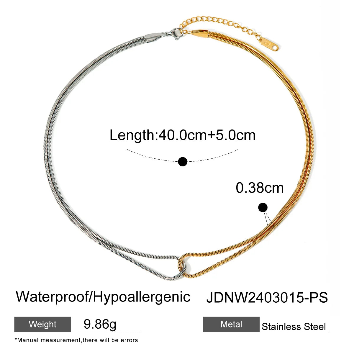 Golden Harmony Necklace Set