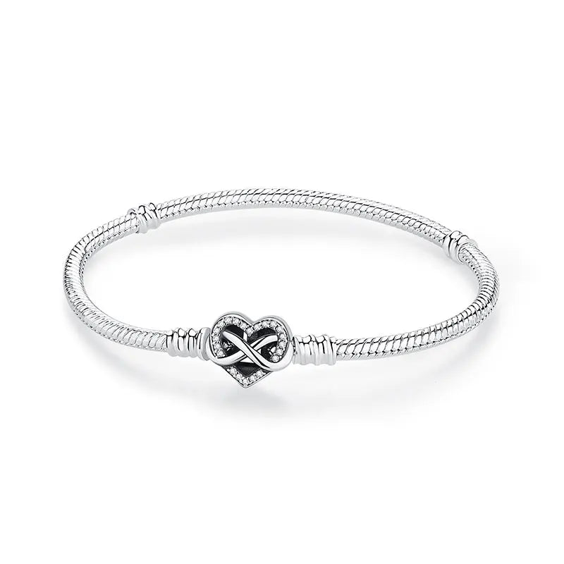 “Elegant Heart Collection” Sterling Silver Bracelets