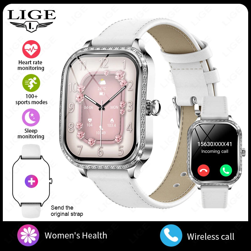 “LIGE Diamond Smartwatch”