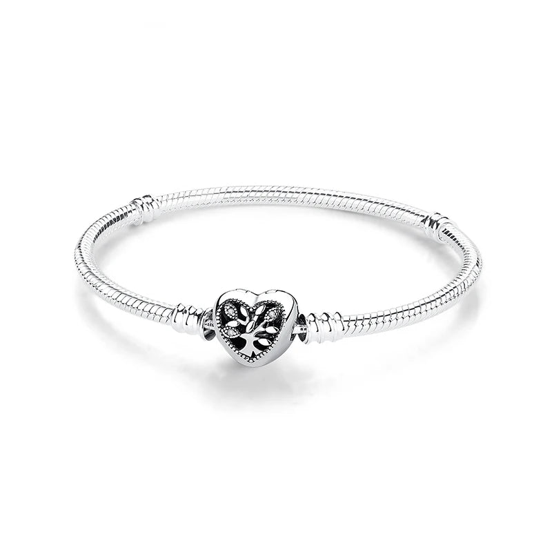 “Elegant Heart Collection” Sterling Silver Bracelets