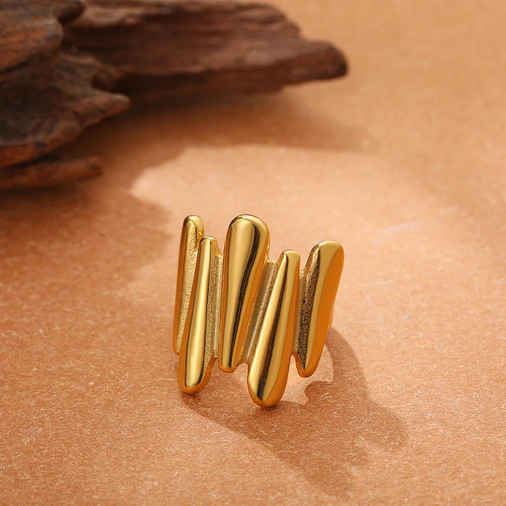 “Modern Art Statement Ring Collection”