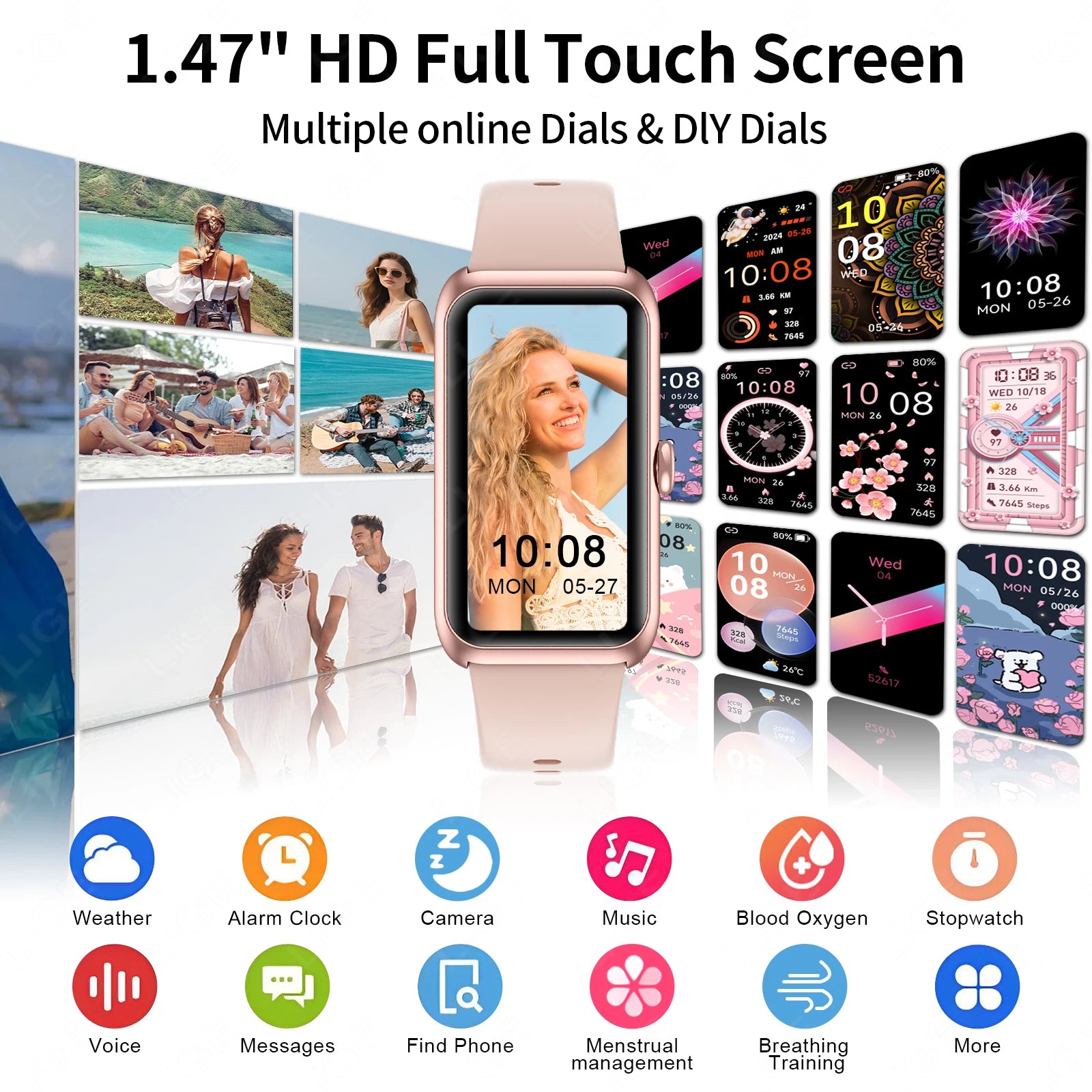 “LIGE Elegance Smartwatch”