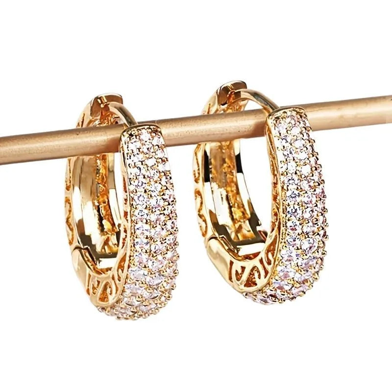 Radiant Luxe Hoop Earrings