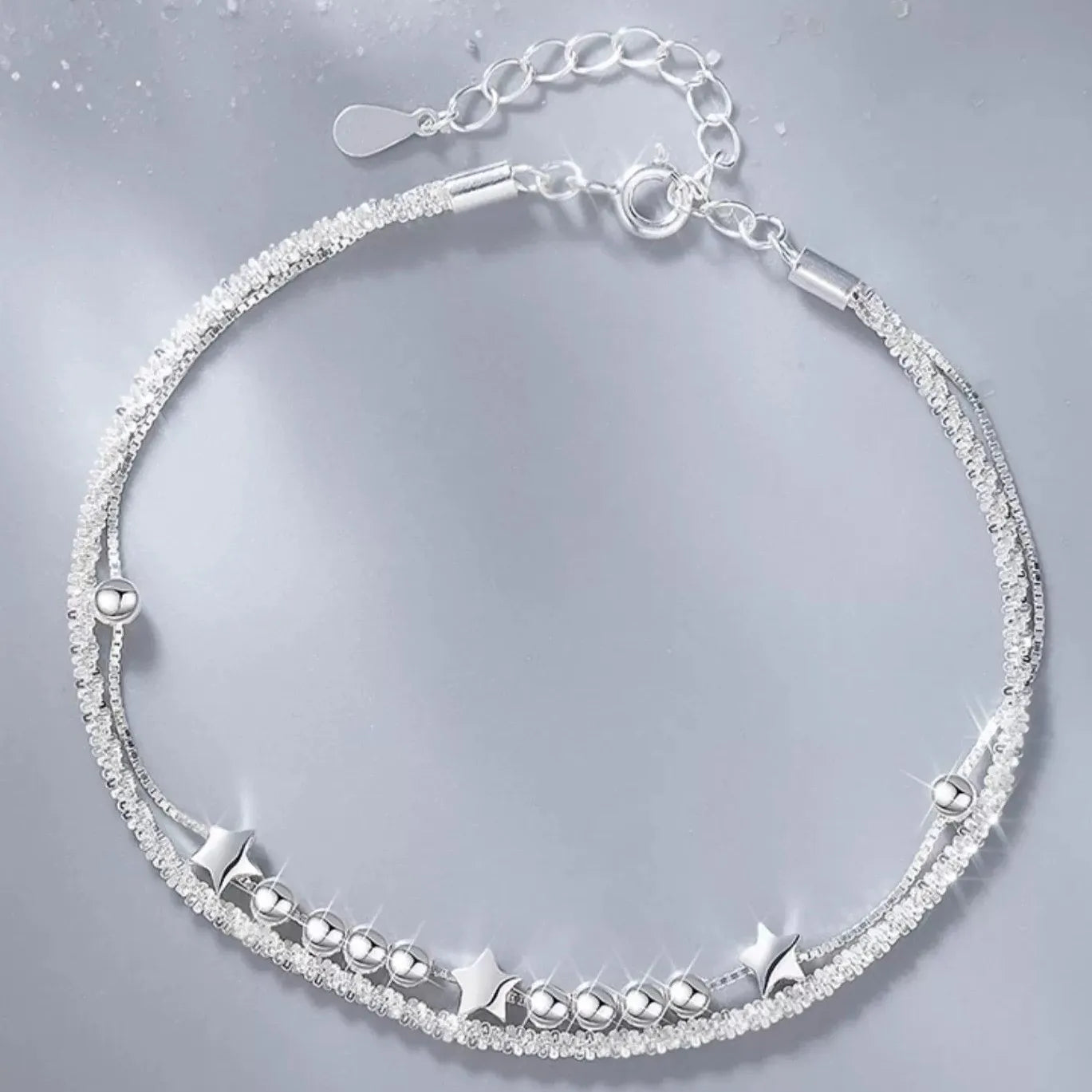 Celeste Silver Glow Bracelet