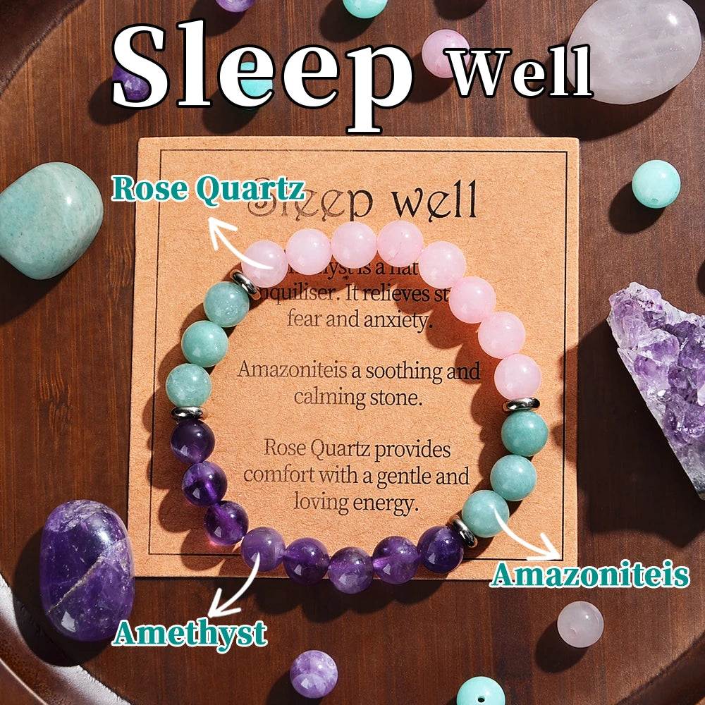 ling&nbsp;HeaCrystal Bracelet – Sleep, Anxiety, Protection &amp; Good Luck