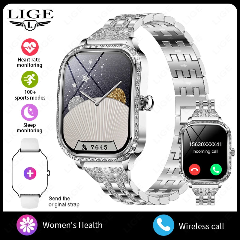 “LIGE Diamond Smartwatch”