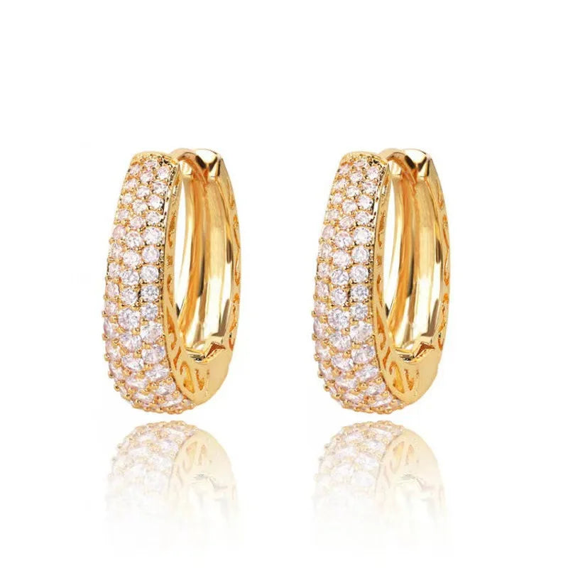 Radiant Luxe Hoop Earrings