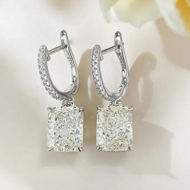 Luminous Grace Moissanite Earrings