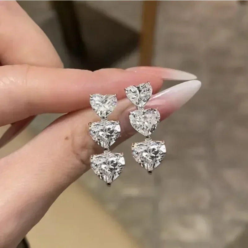 Luminous Grace Moissanite Earrings