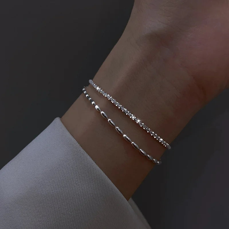 Celeste Silver Glow Bracelet
