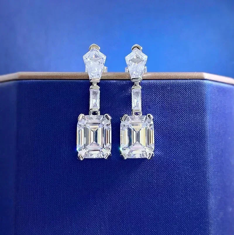 Luminous Grace Moissanite Earrings