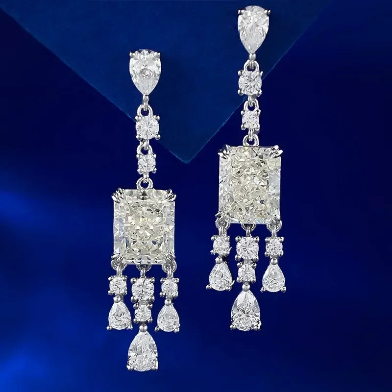 Luminous Grace Moissanite Earrings