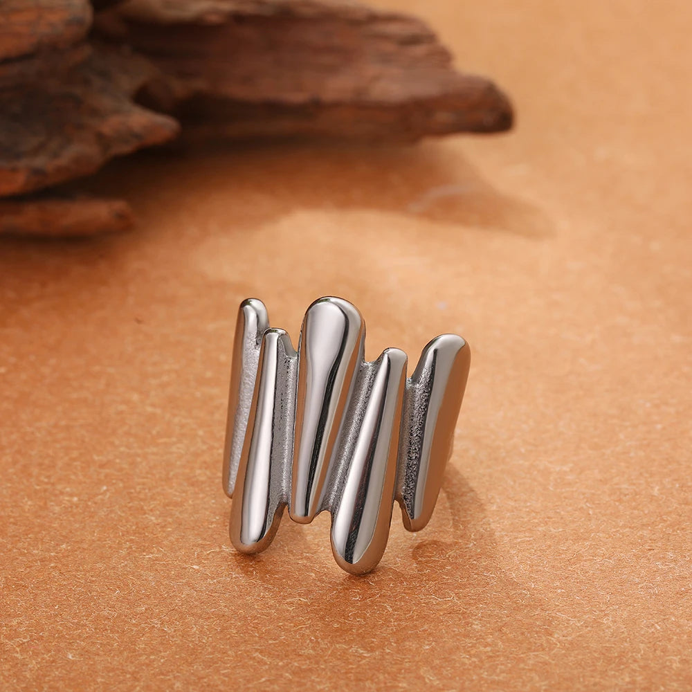 “Modern Art Statement Ring Collection”