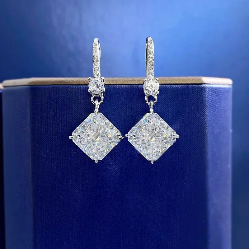 Luminous Grace Moissanite Earrings