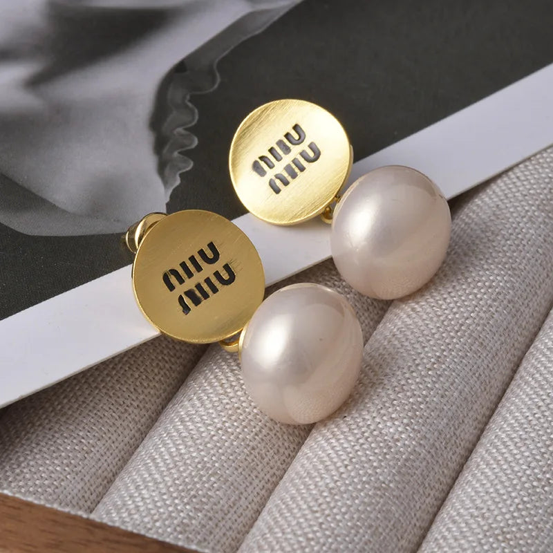 Golden Wave Sculptural Earrings