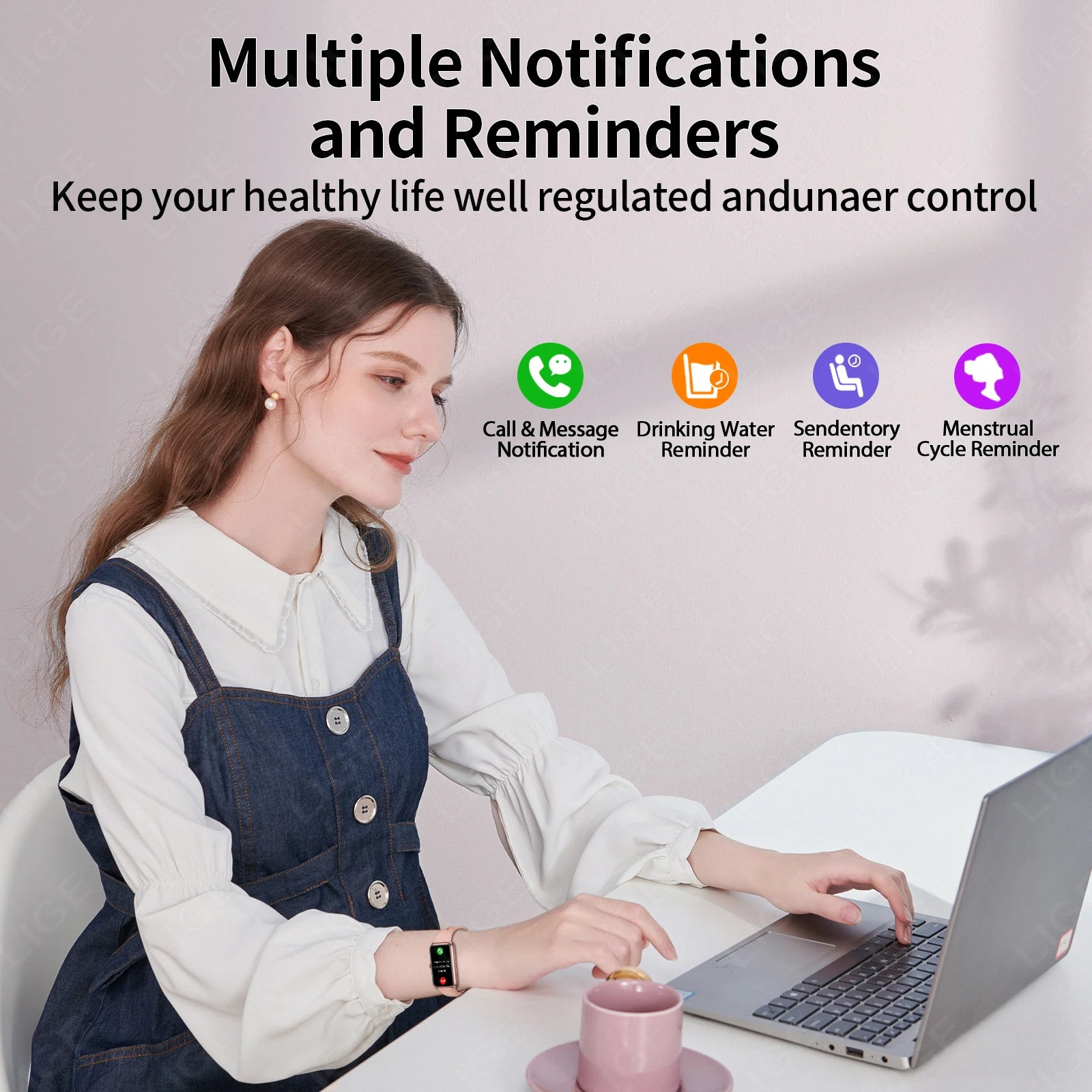 “LIGE Elegance Smartwatch”