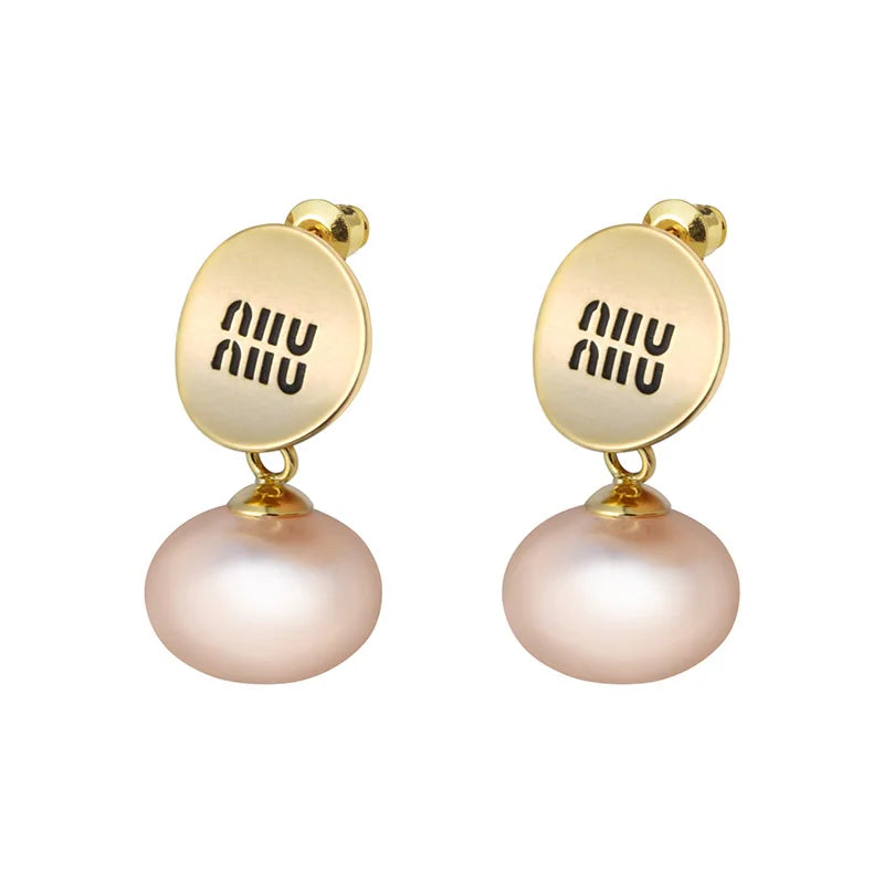 Golden Wave Sculptural Earrings