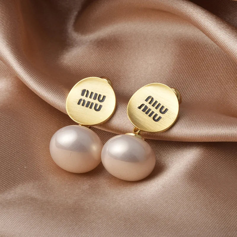 Golden Wave Sculptural Earrings